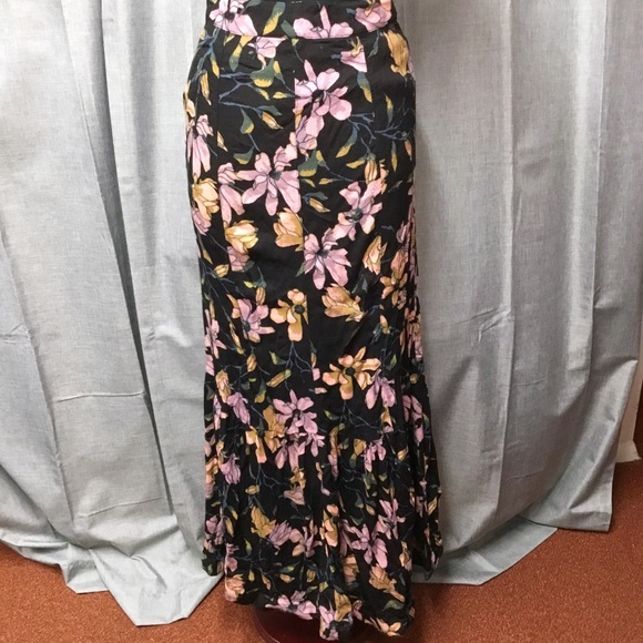 Free People Button-up Floral Maxi Skirt - Picture 8 of 13